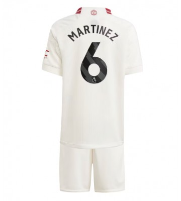 Manchester United Lisandro Martinez #6 Tredje trøje Børn 2023-24 Kort ærmer (+ korte bukser)